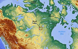 Boyd Lake (Northwest Territories), Kanada locator 01.jpg