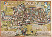 16th-century map of Utrecht Braun Utrecht UBHD.jpg