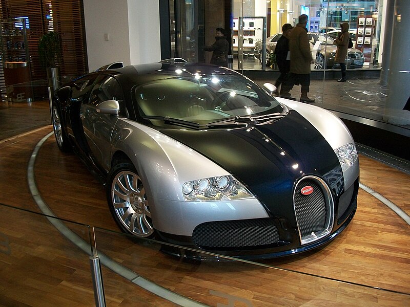 File:Bugatti Veyron in Berlin dealership.jpg