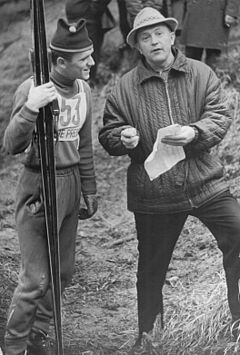 Hans Renner (right) with Horst Queck