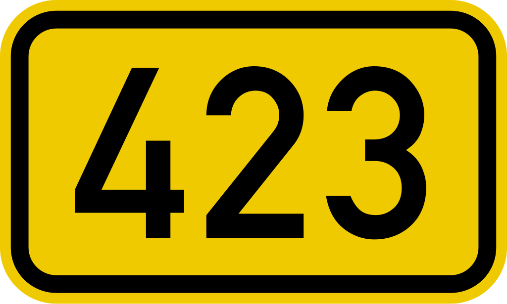 File:Bundesstraße 423 number.svg - Wikimedia Commons