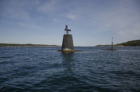 The 'Buviksugga' cairn (1898) in Risør, Norway.