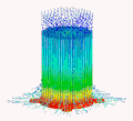 CFD Forced Convection Heat Sink v2.gif