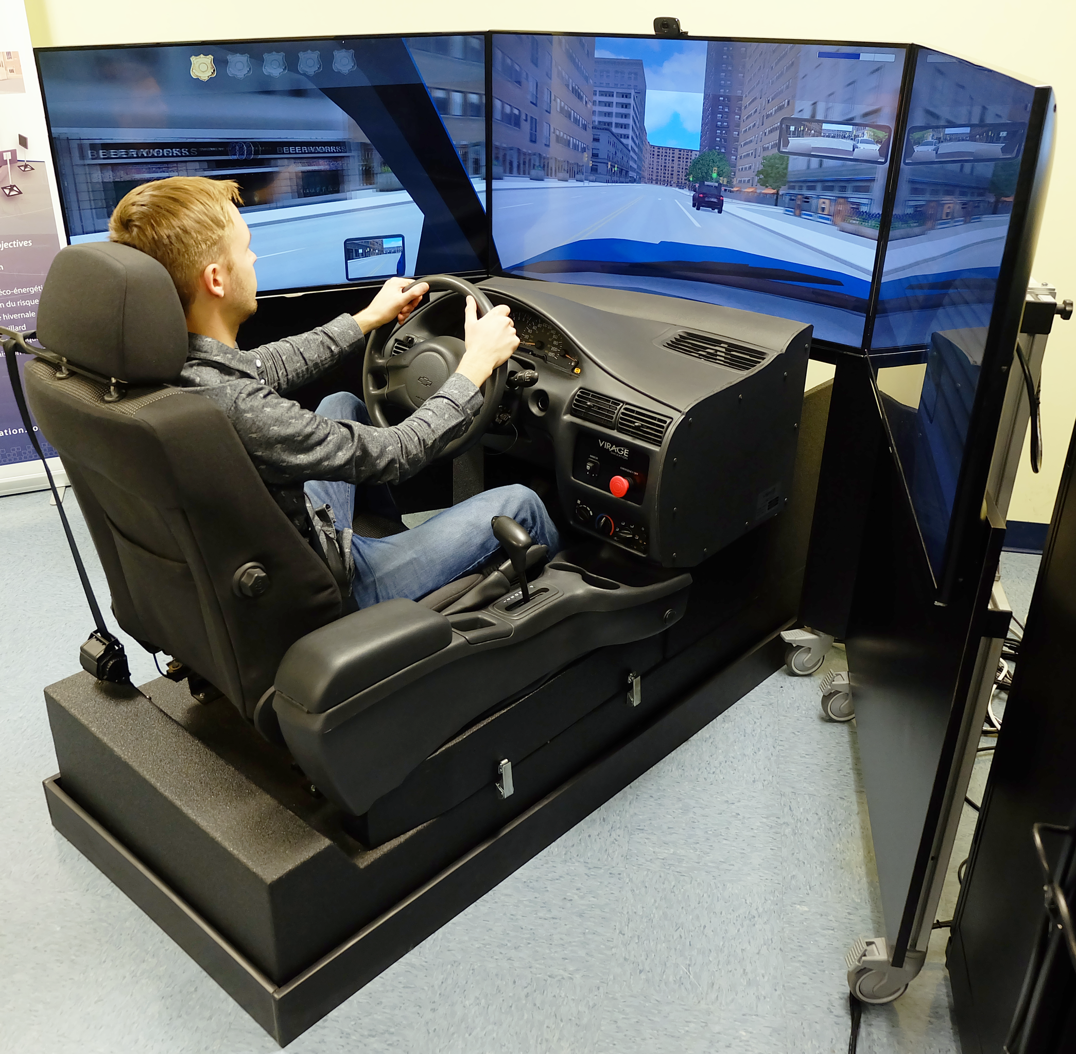 VS300 Cost-Effective Car Driving Simulator - Virage Simulator