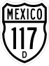 Carretera federal 117D.svg