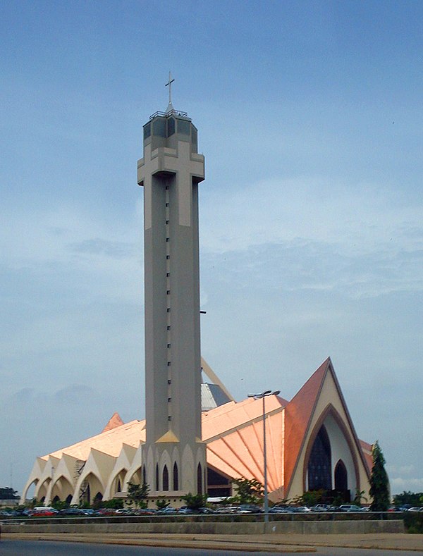 La cathédrale nationale d'Abuja.