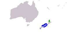 Cetacea range map Hector's Dolphin.PNG