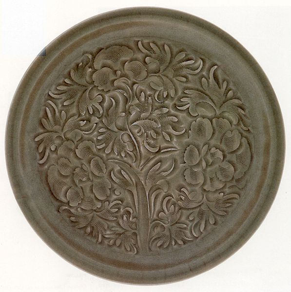 File:Chinese bowel, Northern Sung dynesty, 11th or 12th century, porcelaneous pottery with celadon glaze, Honolulu Academy of Arts.jpg