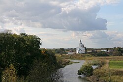 Řeka Kamenka v Suzdalu