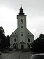English: Church of SS. Peter and Paul in Skoczów Polski: Kościół p.w. Świętych Apostołów Piotra i Pawła w Skoczowie