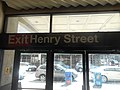 .. and sure enough, they did. One sign was for Clark Street, and this one was for Henry Street.