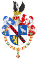 Coat of Arms of László Sólyom (Order of Isabella the Catholic).svg