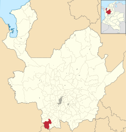 Locatie van Andes