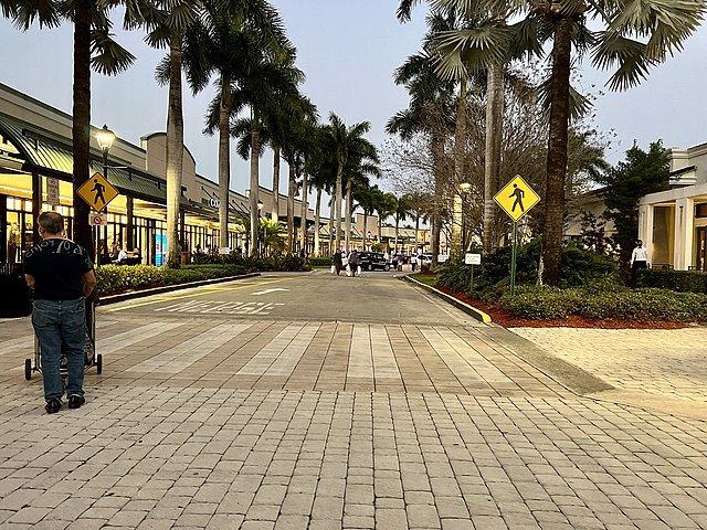 The Colonnade Outlets at Sawgrass Mills in Sunrise, Florida on February 20, 2022.