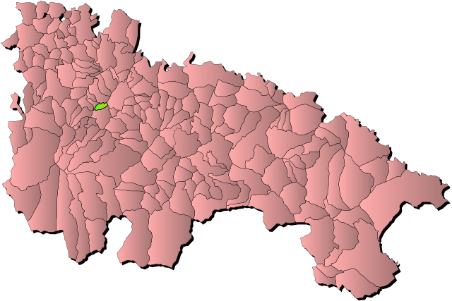 Cordovín - Localizazion
