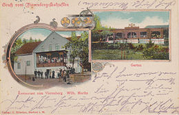 Postkarte „Gasthaus Vierenberg“ verwendet 1912[8]