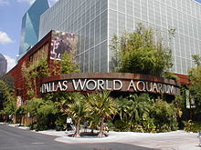 Entrada del Acuario Mundial de Dallas