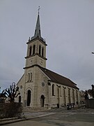 L'église Sainte-Madeleine.