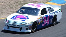 David Gilliland in the No. 34 during the 2011 Toyota/Save Mart 350. David Gilliland Sonoma 2011.jpg