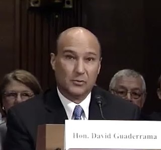 <span class="mw-page-title-main">David C. Guaderrama</span> American judge (born 1954)