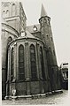 De achterkant van de Sint Dominicuskerk in de Breedstraat. Rechts de Diggelaarssteeg. Kroonlijst, sp - RAA011010041 - RAA Elsinga.jpg