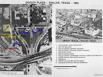 Where Was Jfk Shot Map Assassination Of John F. Kennedy - Wikipedia