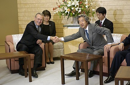 Former (2001–2006) Japanese prime minister Junichiro Koizumi