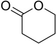 Δ-валеролактонның қаңқа формуласы