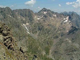 Uitzicht op de pizzo del Diavolo della Malgina en de Valmorta.