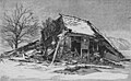 Die Gartenlaube (1891) b 020 1.jpg Die durch Wasserfluthen zerstörte Schmiede zu Weigau bei Camburg a. d. Saale