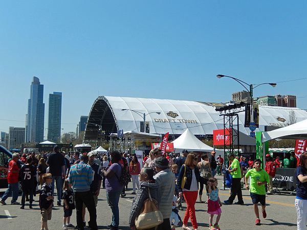 "Draft Town" in Grant Park