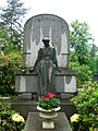 Mourning woman in Johannisfriedhof, Dresden