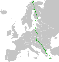 E75 route.svg