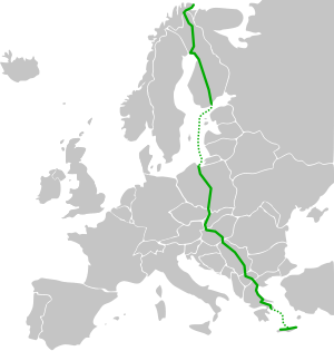 History map of the E75