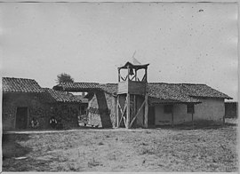 The church photographed by the French Army in July 1916