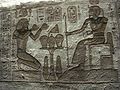 Scena d'un rite eissit de la mitologia egipciana