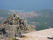 Blick vom Monte Capanne auf Marciana Marina