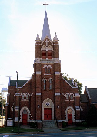 <span class="mw-page-title-main">Emmanuel Lutheran Church (Lincolnton, North Carolina)</span> Historic church in North Carolina, United States