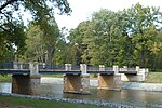 Englische Brücke (Germany in foreground, Poland in background)