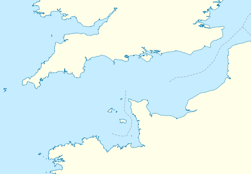 Alderney is located in English Channel