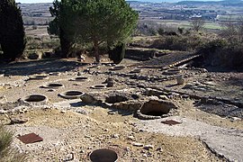 Silos de l'oppidum d'Ensérune.