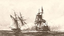 Az USS Enterprise és a berber Tripoli harca