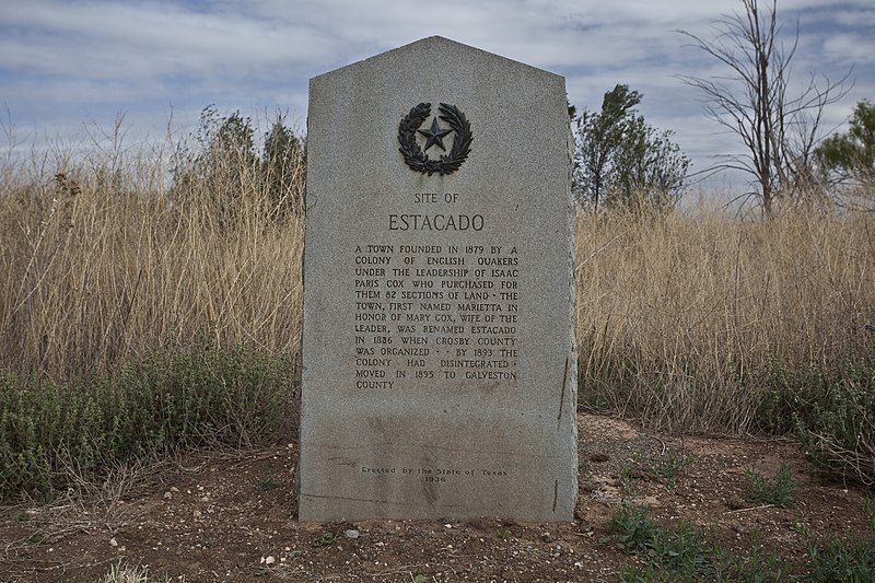 File:Estacado Texas historical marker 2011.jpg