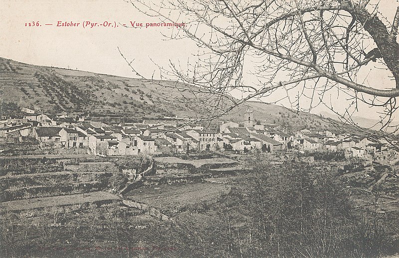 File:Estoher - Vue panoramique (carte postale 1236).jpg