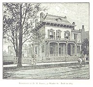 D.M Ferry House in 57 Winder built in 1869 and demolished in 1950s.