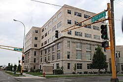 A. O. U. W. Building, Fargo, 1925. Fargo North Dakota State University Richard H Barry Hall IMG 0643.JPG