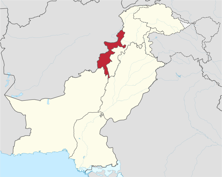 File:Federally Administered Tribal Areas in Pakistan.svg