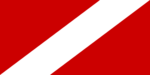 Flag of Redang Island, Kuala Nerus District, Terengganu, Malaysia