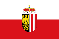 Urzędowa flaga Górnej Austrii