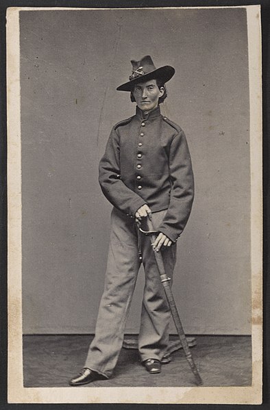 File:Frances L. Clalin, 4 mo. heavy artillery, Co. I 13 mo., Cavalry Co. A. 22 months - S. Masury, photographic artist, 289 Washington St., Boston. LCCN2011645144.jpg